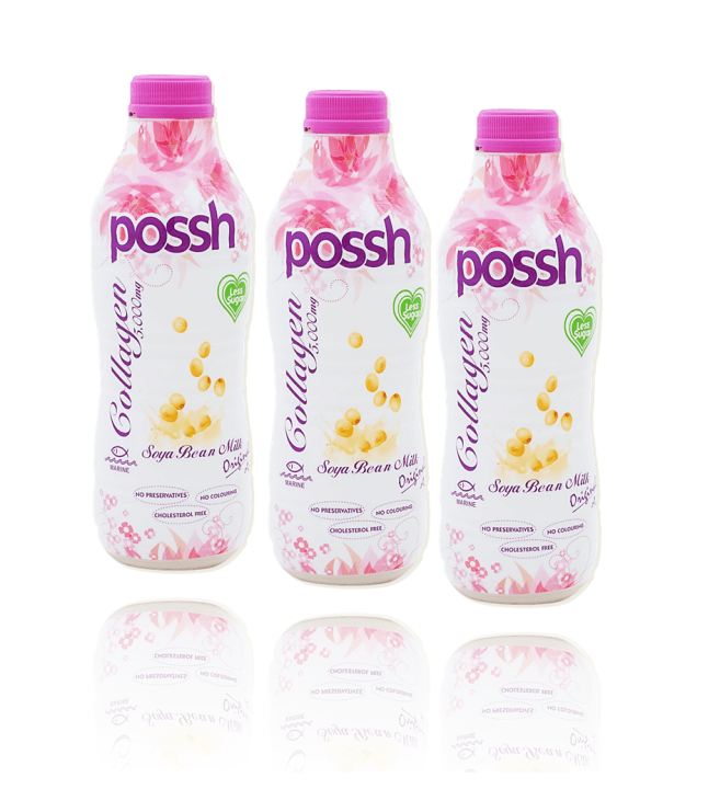 POSSH Soya Milk With Marine Collagen 5,000mg review malaysia