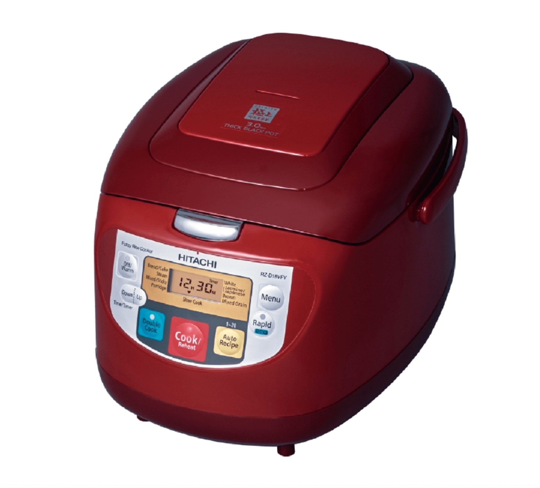Hitachi 1.8L Microcomputer Rice Cooker RZ-D18VFY malaysia review