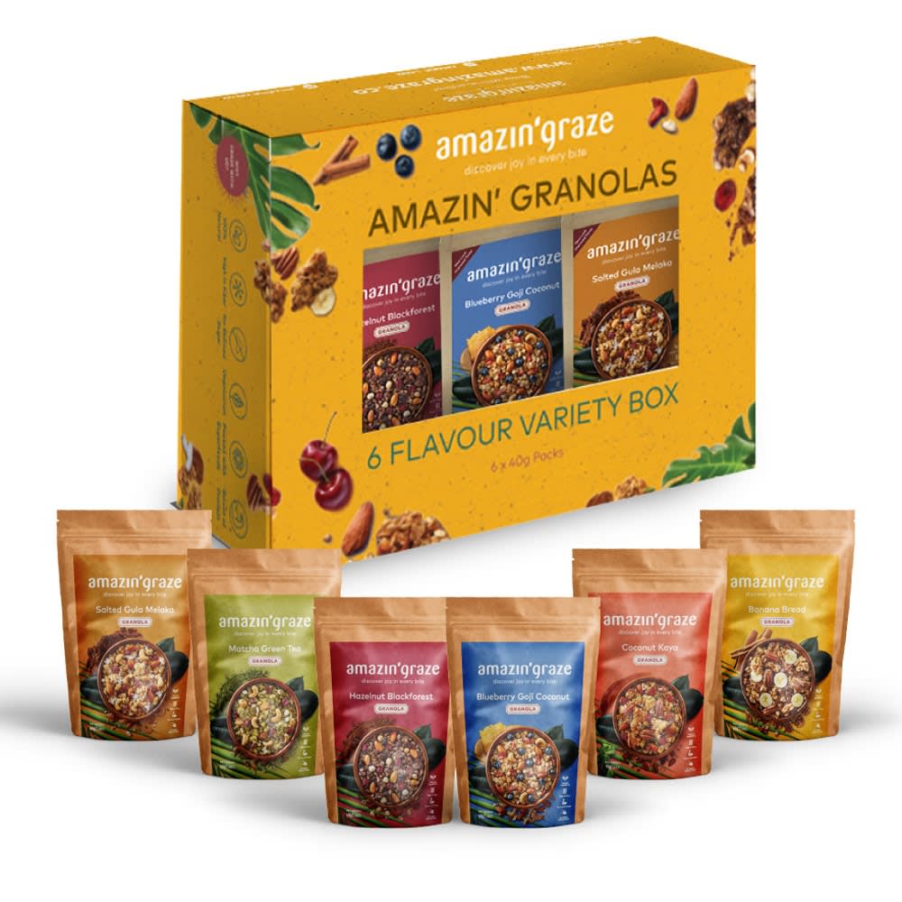 Best Amazin Graze Granola Variety Box Price And Reviews In Malaysia 2024