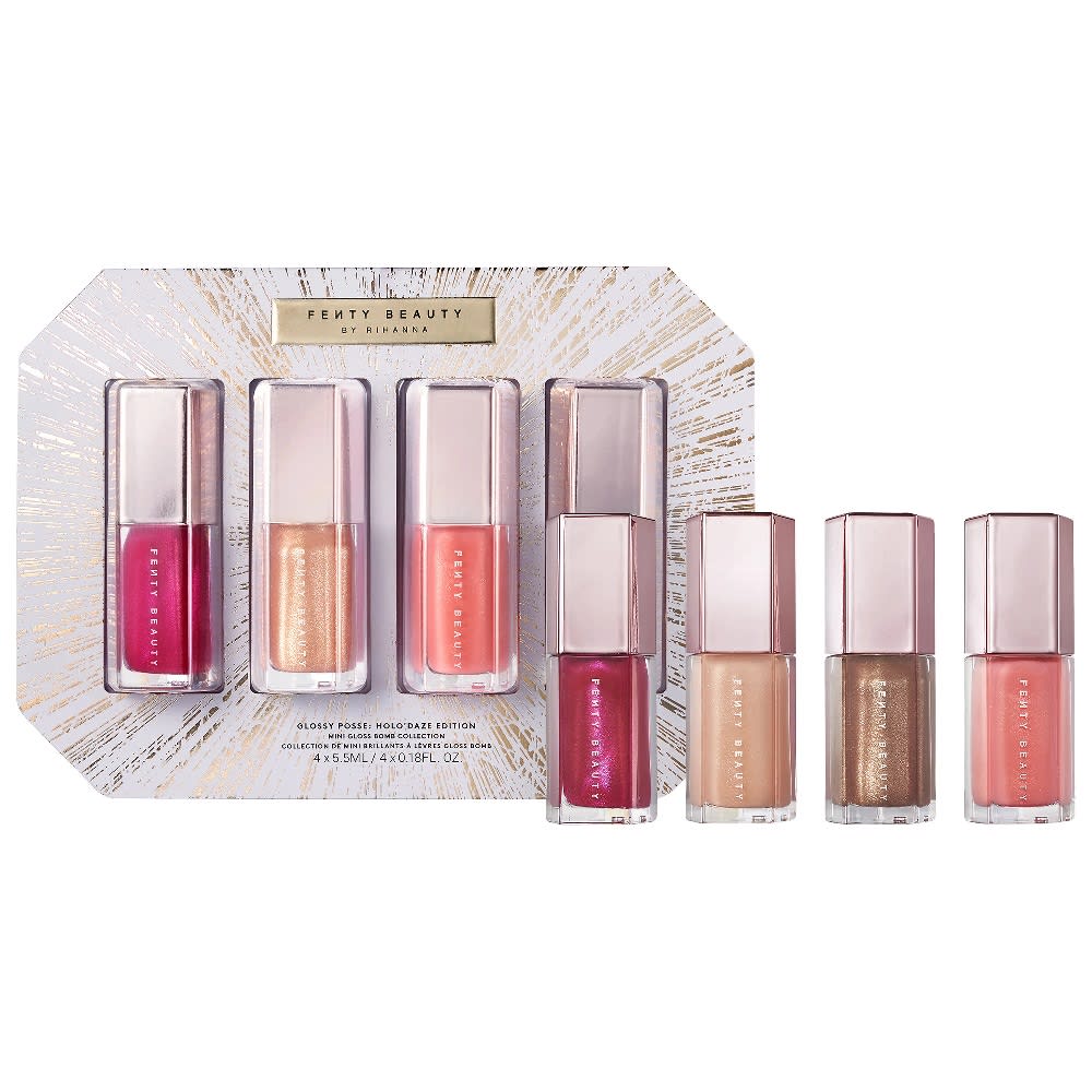 Best Fenty Beauty Glossy Posse Holo’ Daze Lip Gloss Set Mini Price