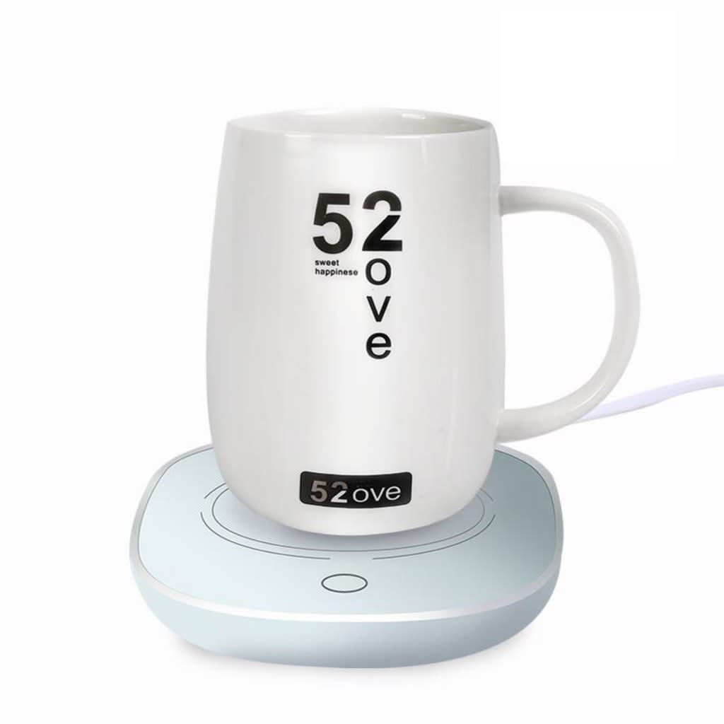 GTE Ceramic Mug with Thermostat Heating Coaster