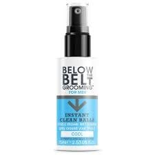 Below the Belt Grooming for Men - Instant Clean Balls Cool