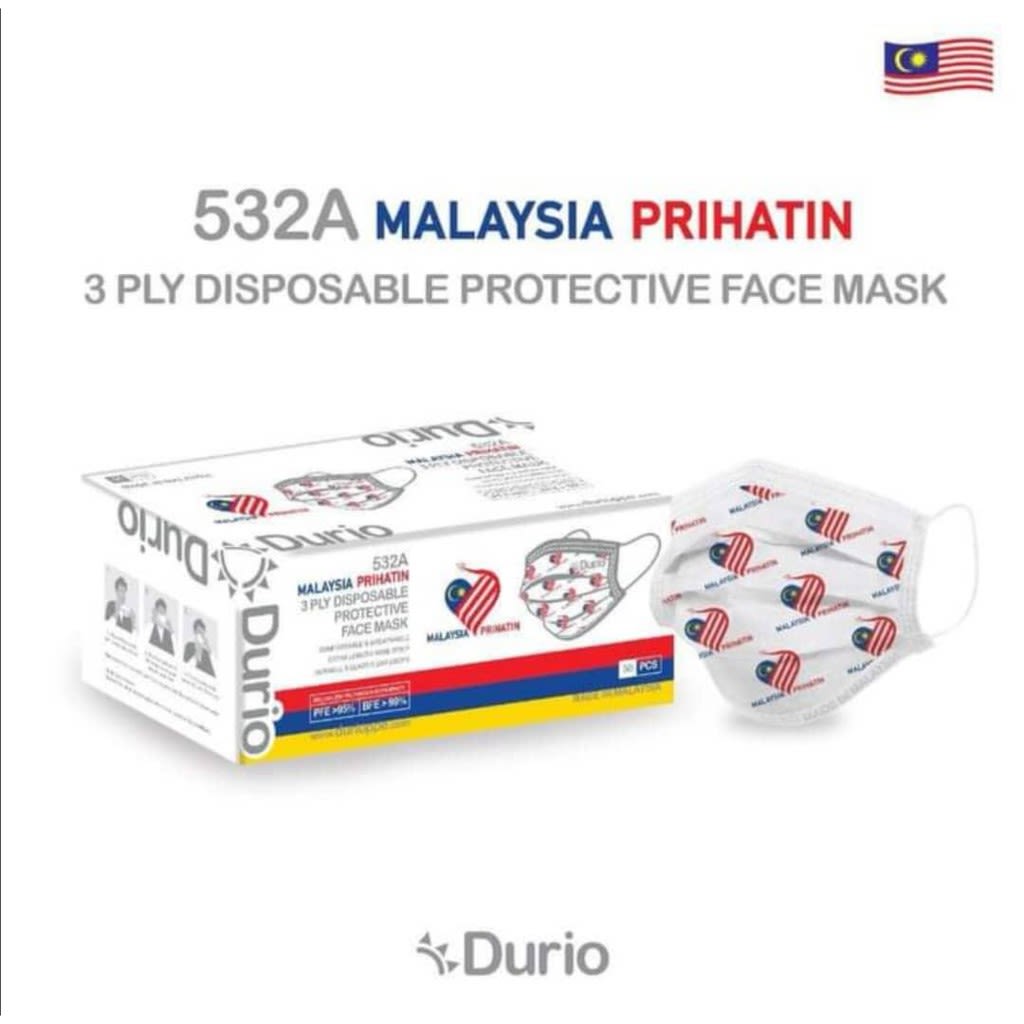 Durio face mask review 3 ply I love malaysia face