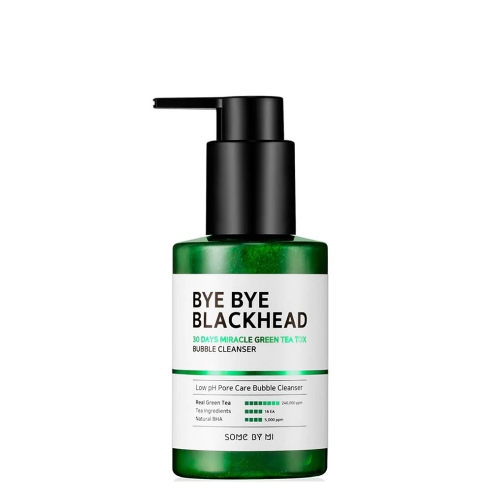 Some By Mi Bye Bye Blackhead 30 Days Miracle Green Tea Tox Bubble Cleanser