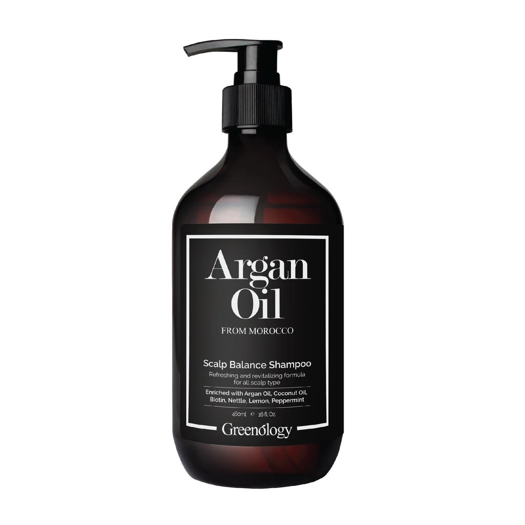 Greenology Natural Argan Oil Scalp Balance Shampoo