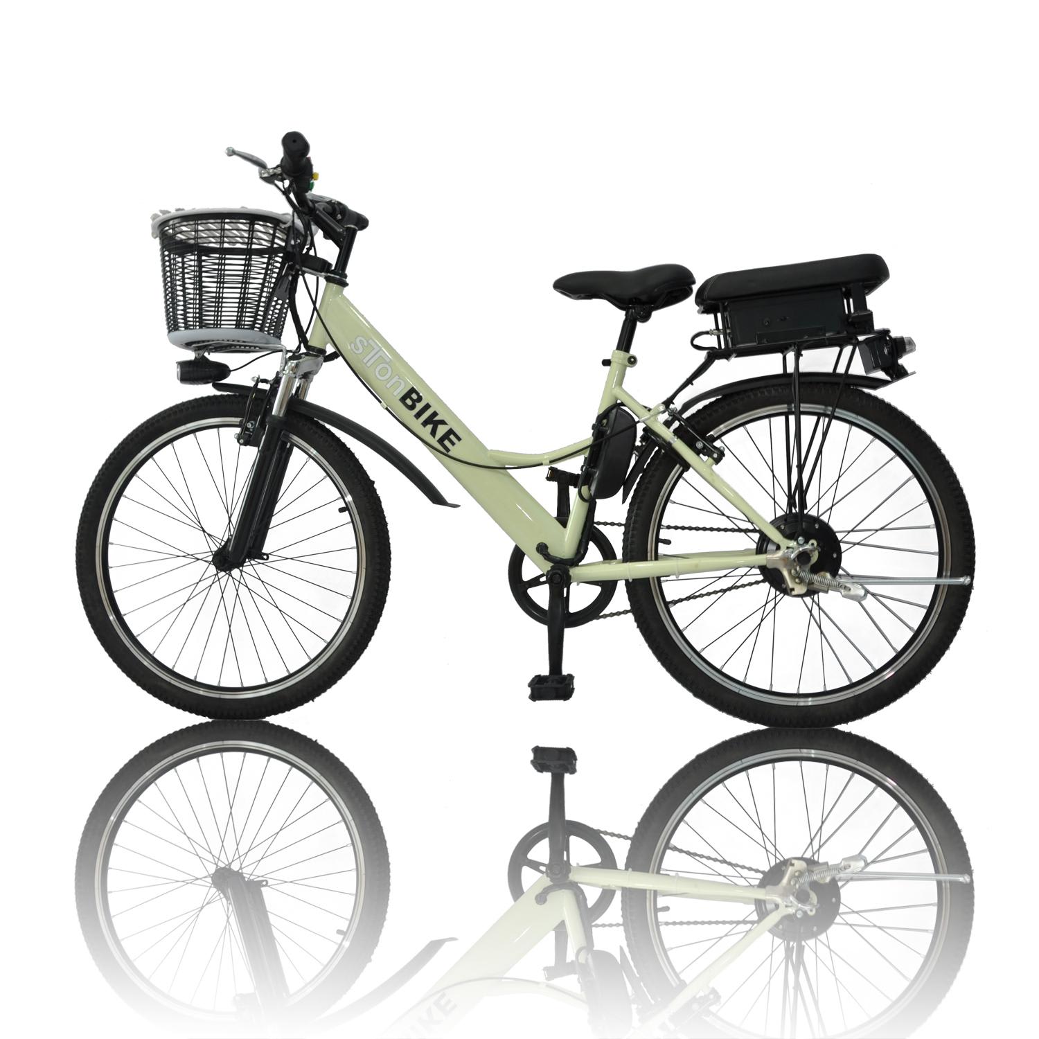 Stonbike 24 Electric Bicycle (2436 PREWHE)