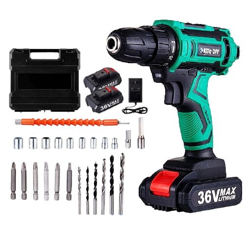 Best KEELAT 29 Pcs Set Cordless Impact Power Drill Price & Reviews in ...