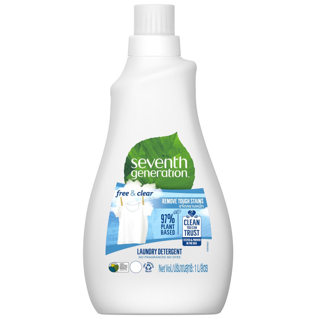 Seventh Generation Liquid Laundry Detergent, Free & Clear