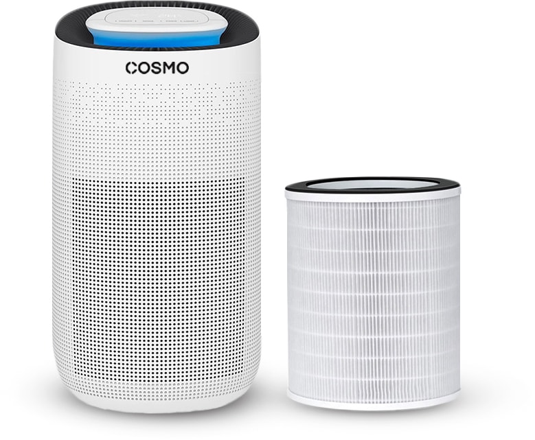Cosmo Prime® Air Purifier + 3-in-1 HEPA filter-review in Malaysia