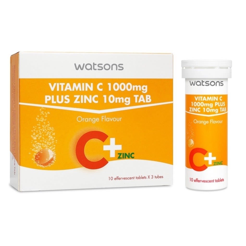 Watsons Vitamin C 1000MG + Zinc 10MG