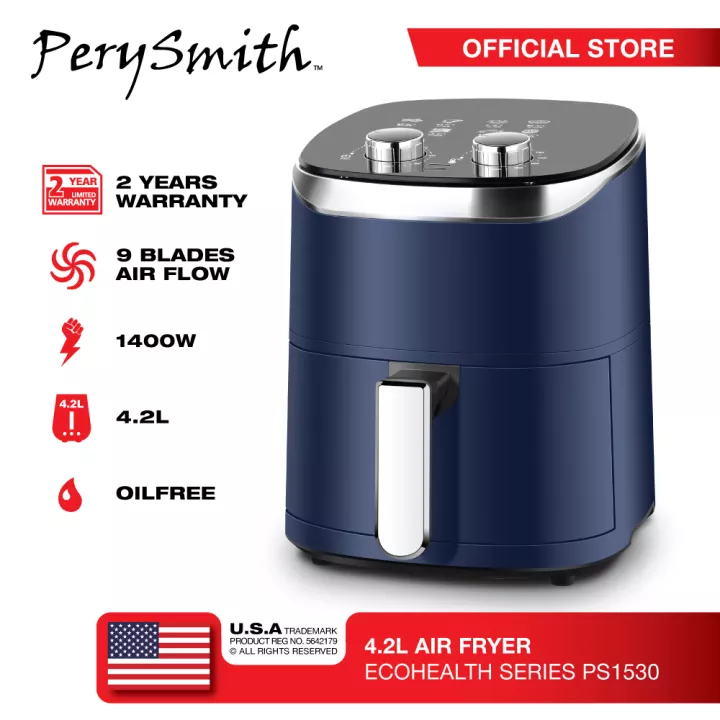 PerySmith 4.2L 3D Air Fryer Ecohealth II Series PS1530