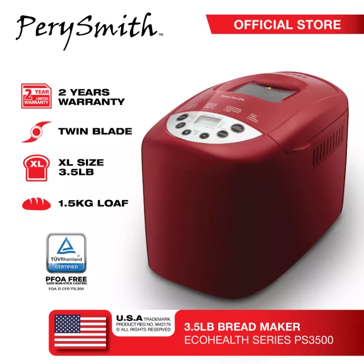 Perysmith Bread Maker Ecohealth Series PS3500