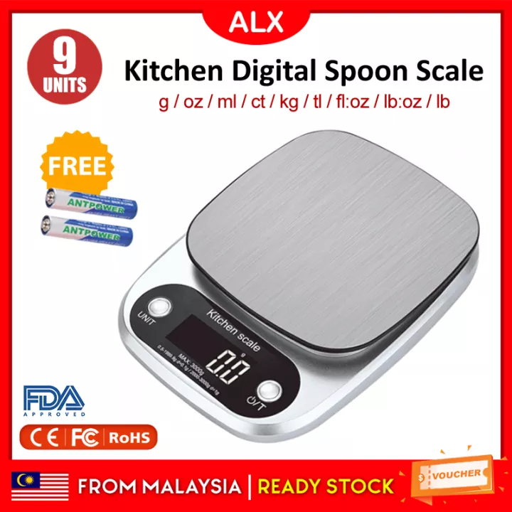 Stainless Steel Mini Digital Kitchen Weight Scale