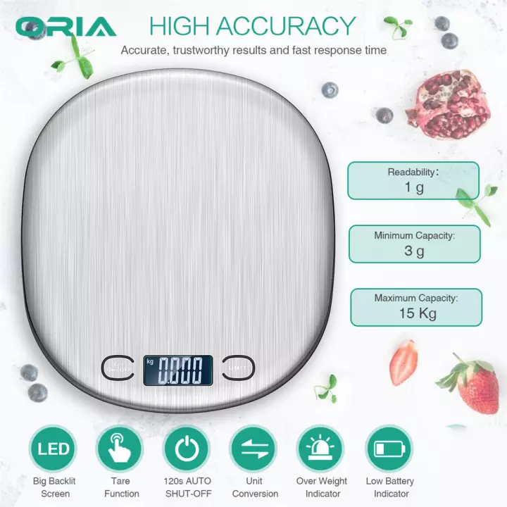 ORIA Digital Kitchen Scale