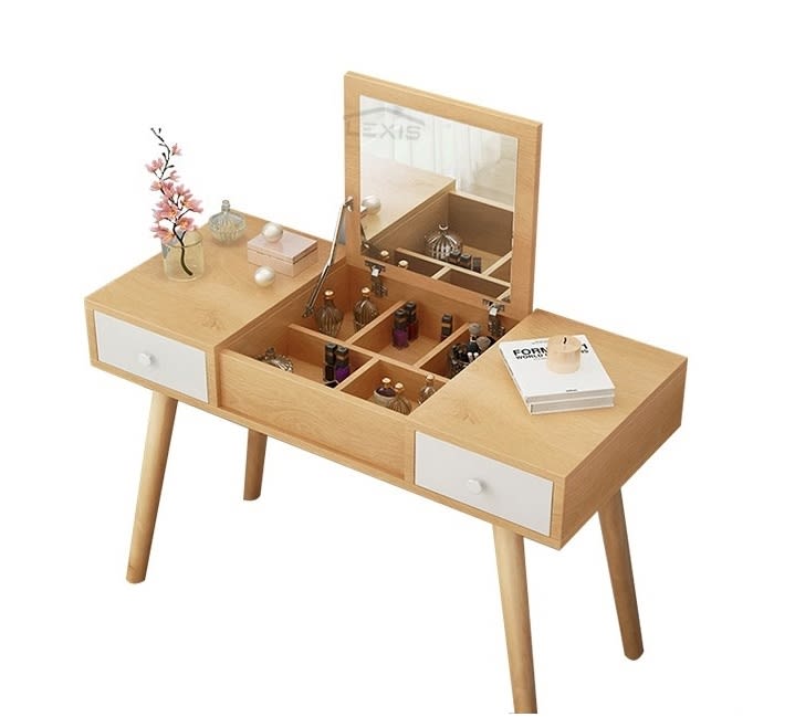 Lexis Dressing Table With Foldable Mirror