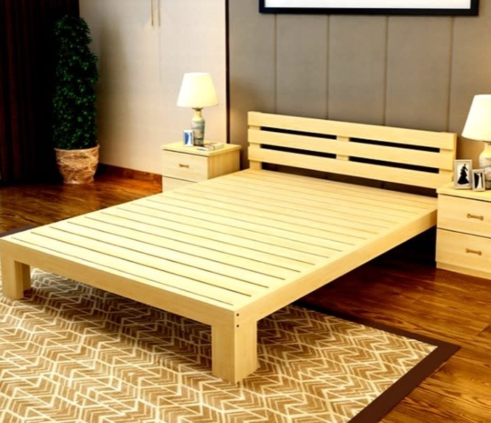 OSUKI Solid Wood Single Size Bed Frame
