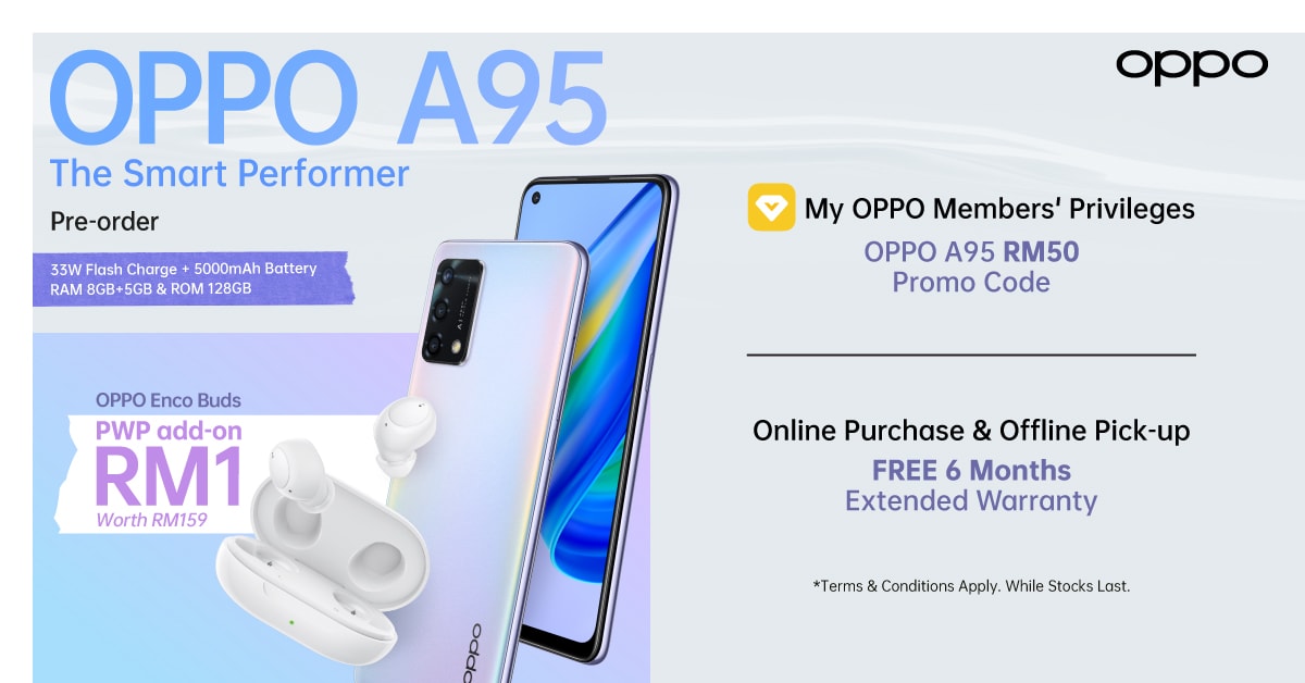 Oppo A95 Price in Malaysia