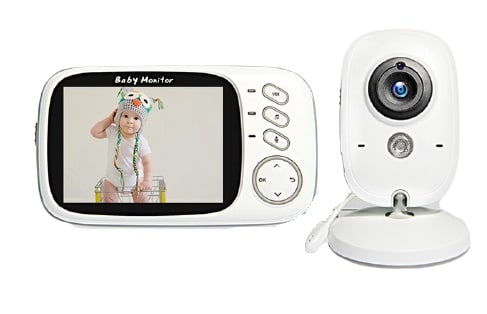 3.2-inch Wireless Baby Monitor with High-Resolution Security Camera