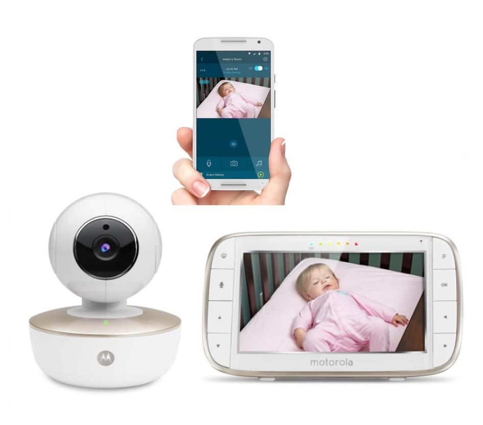 Motorola MBP855CONNECT Portable 5-Inch Screen Video Baby Monitor