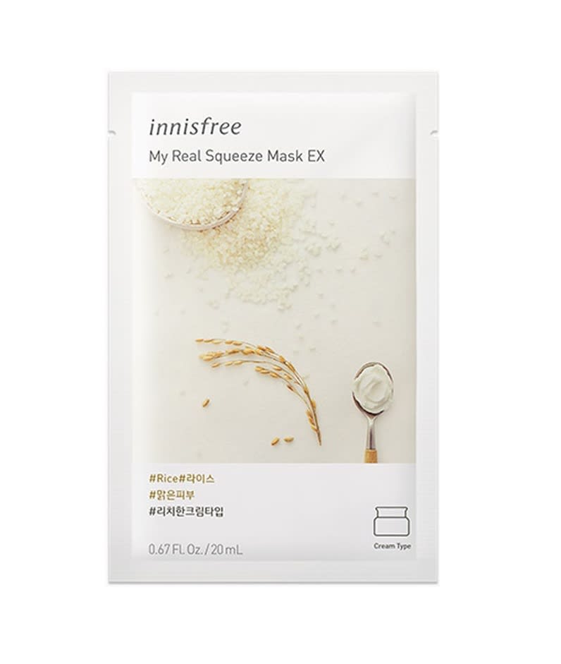 Innisfree My Real Squeeze Face Mask (Rice)
