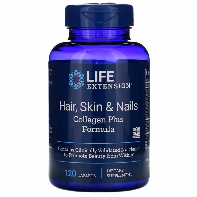 Life Extension Hair, Skin & Nails Collagen Plus Formula