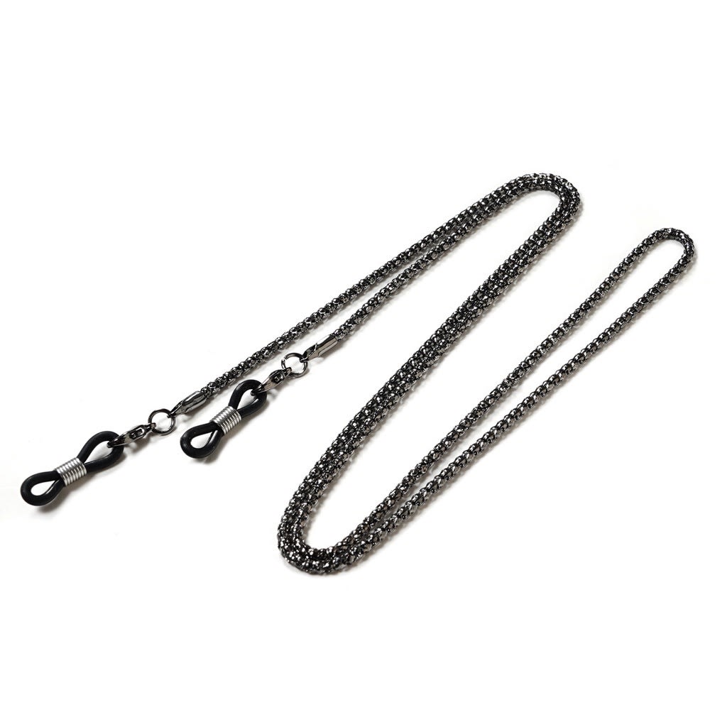 Simple Elegant Rolo Chain Mask Necklace For Men
