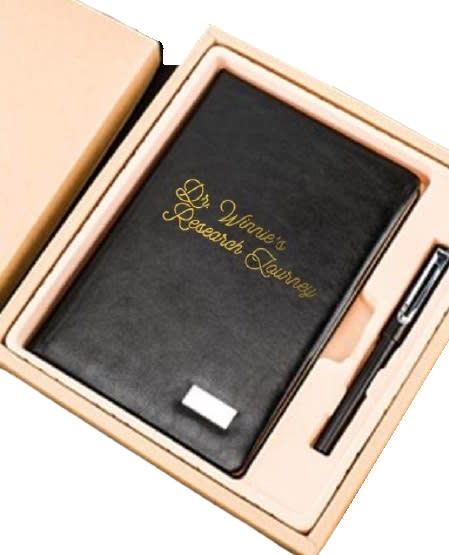 Notebook Personalized Engraved Gift set with Pen