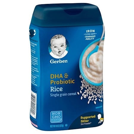 Gerber DHA & Probiotic Rice Single Grain Cereal 227g