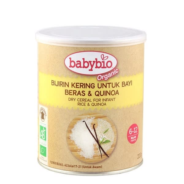 Babybio Dry Cereal For Infant Rice & Quinoa 220g