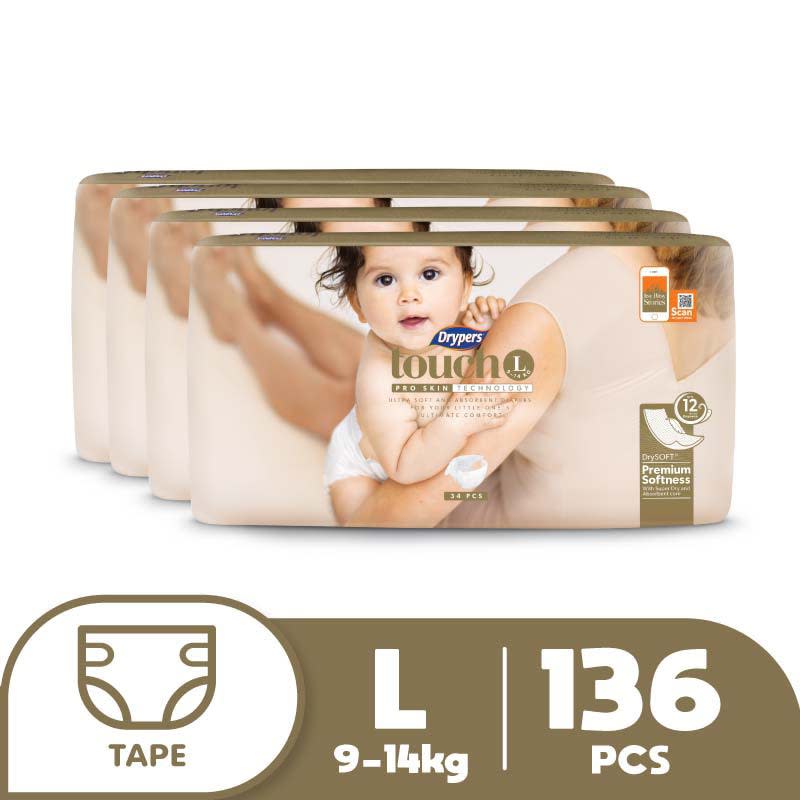 Drypers Touch Premium Diapers