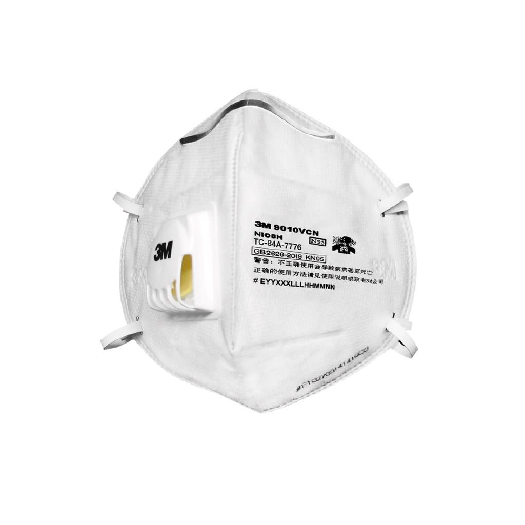 3M 9010VCN N95 & KN95 Particulate Disposable Respirator with Cool Flow Valve