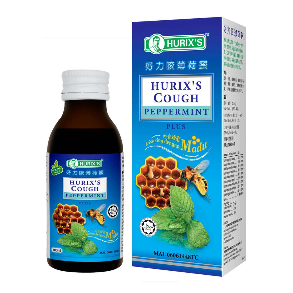 Hurix Cough Peppermint Plus