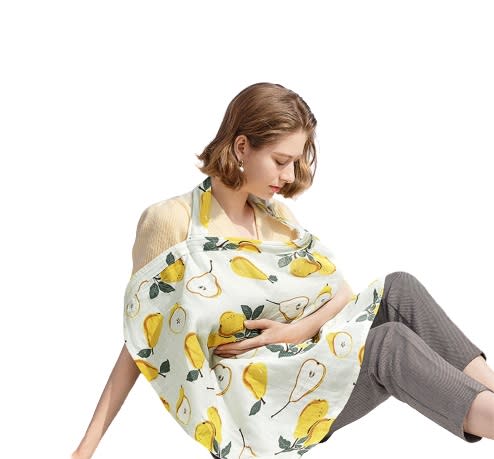 Babycare Breathable Cotton Breastfeeding Nursing Cover