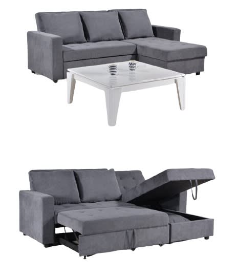3-Seater L Shape Sofa with Storage-1