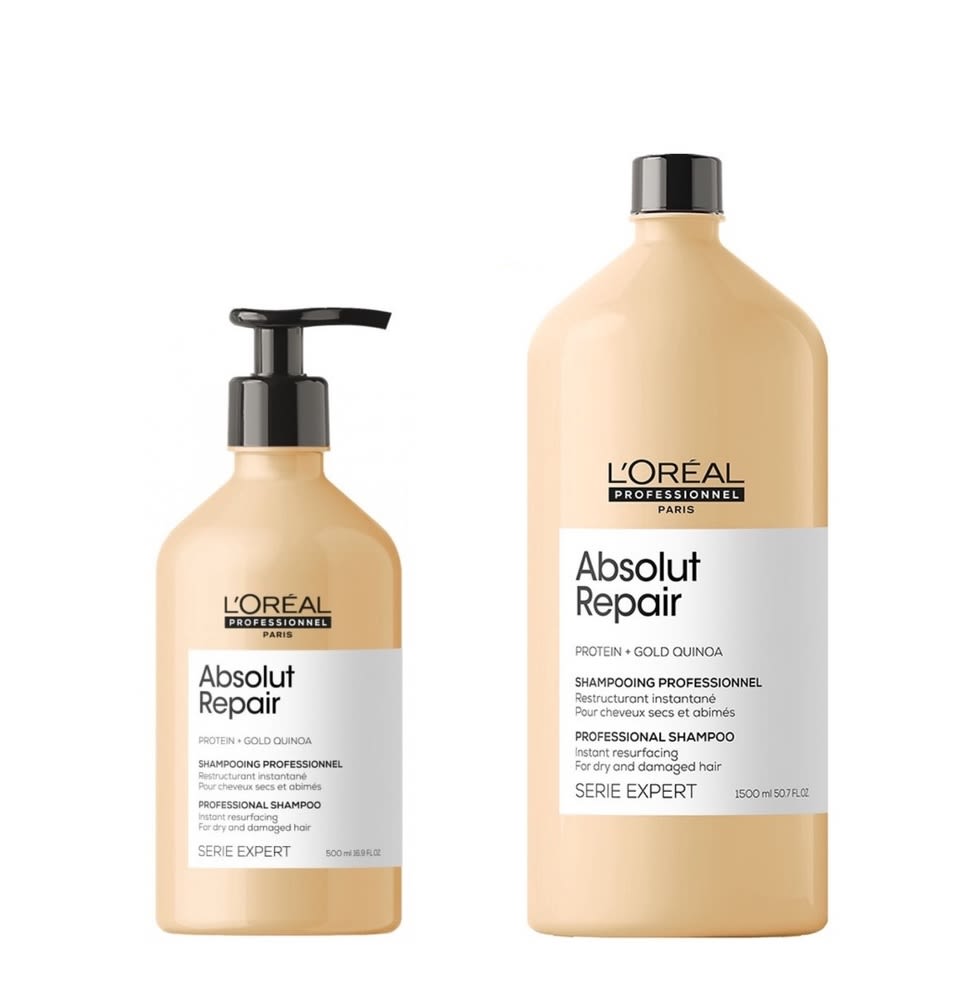 Loreal Serie Expert Gold Quinoa + Protein Absolut Repair Shampoo