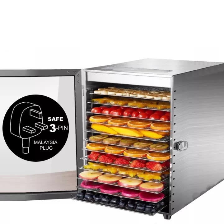 Septree 12 Tier SUS304 Stainless Steel Food Dehydrator