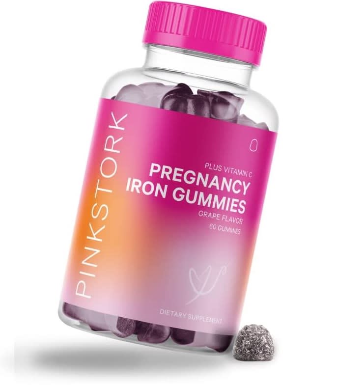 Best Pink Stork Pregnancy Iron Gummies (Grapeflavoured) Price