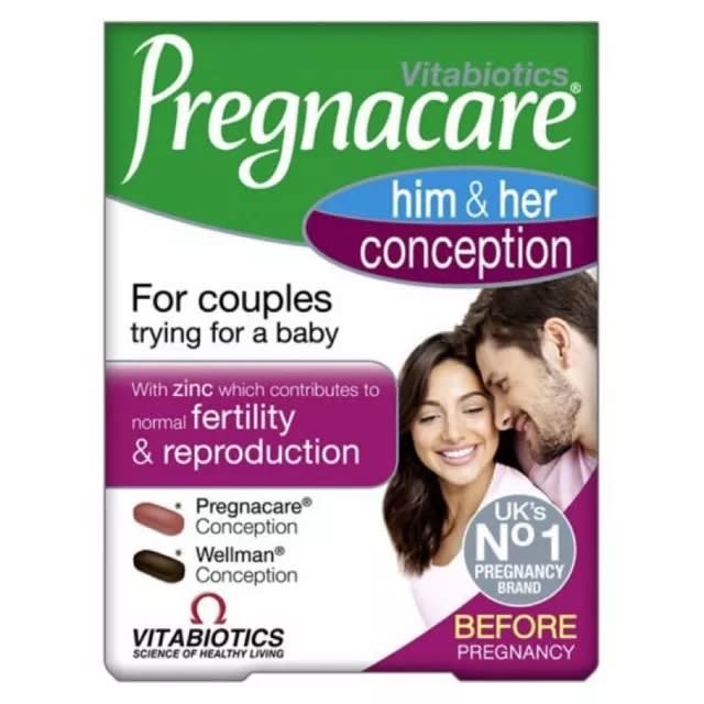 Vitabiotics Pregnacare Him and Her Conception