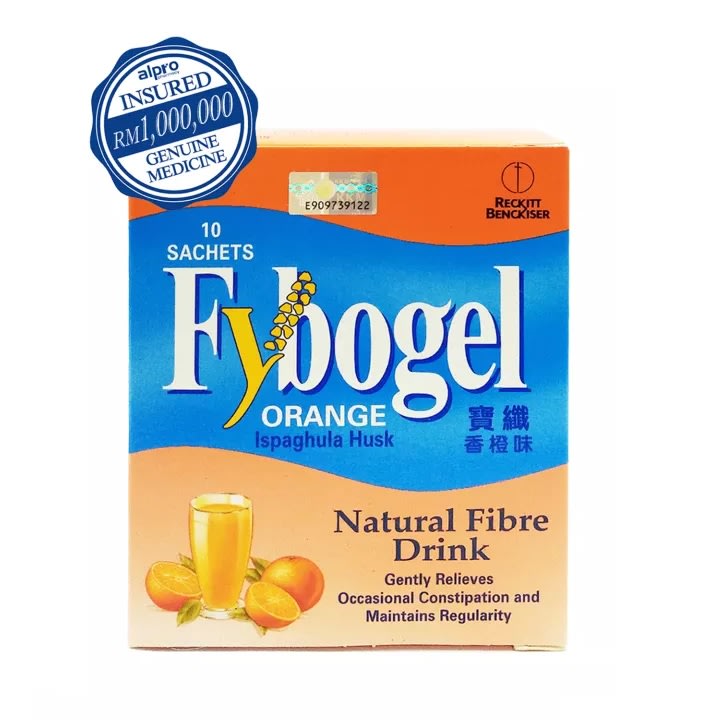 Fybogel Natural Fiber Drink - Orange (10s)
