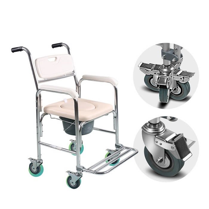 Mintcare U shape Commode Wheelchair