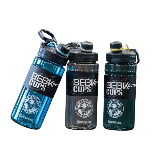 BIBK Water Cup Water Bottle Large Capacity with Handle Strap