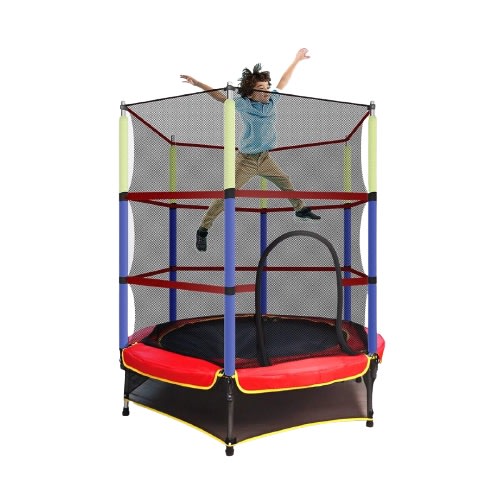 Vigor Fitness Kids Mini Trampoline With Enclosure Net Pad (60”)