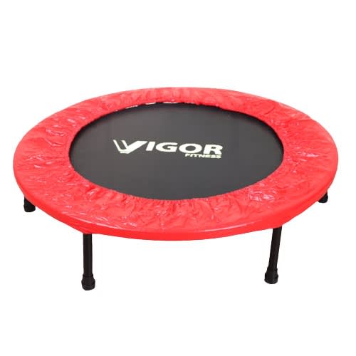 Vigor Fitness Non-Foldable Trampoline Rebounder - Red (38%22)