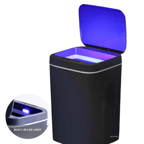 AXN Automatic Touchless Big Volume Smart Sensor Dustbin Garbage with LED Infrared Sensor Vibration Sensor