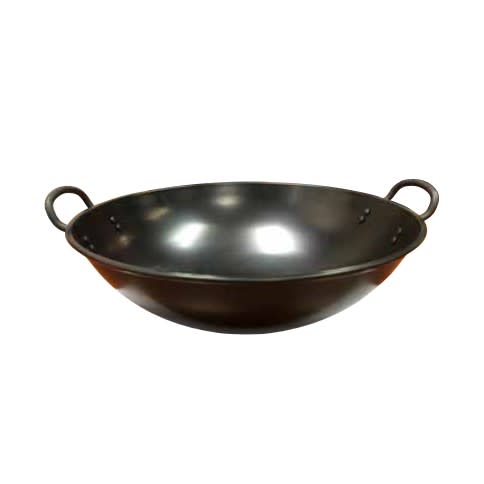 Pre-Seasoned Traditional Non-coated Carbon Steel Pow Wok