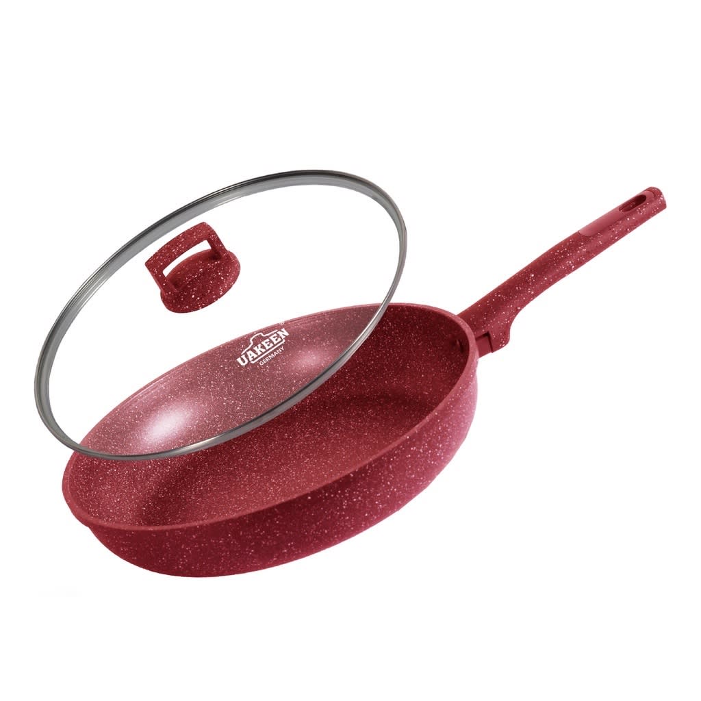 Uakeen Germany Forged Non-Stick Pan with Lid