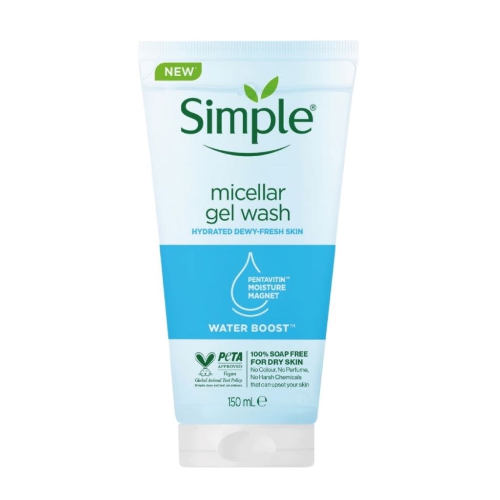 Simple Water Boost Micellar Facial Wash