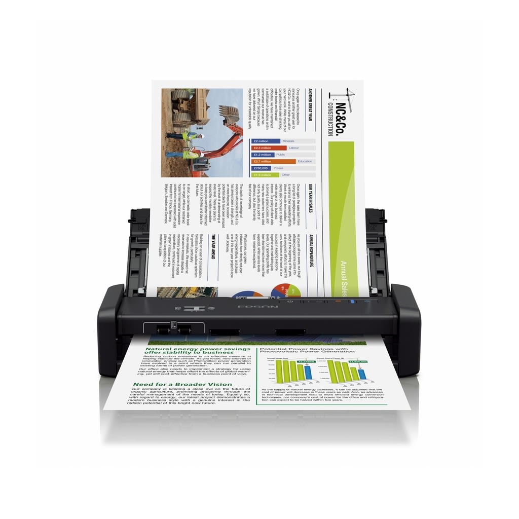 Epson WorkForce DS-360W WiFi Portable Sheet-fed Document Scanner
