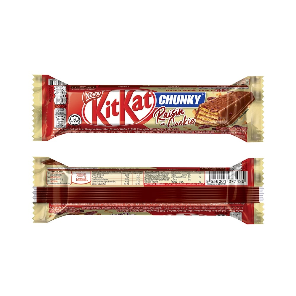 KitKat Chunky Raisin and Cookie