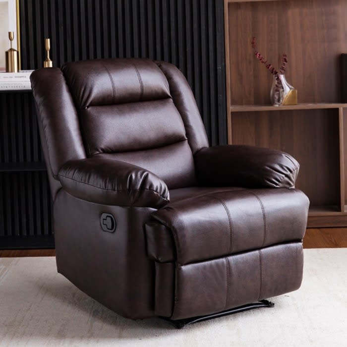 Cassa Altis PU Leather Recliner Armchair